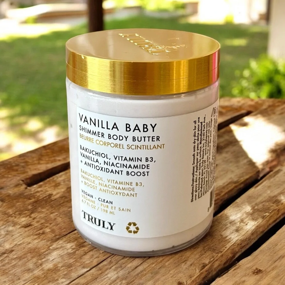 💎 Truly Vanilla Baby Luxury Shimmer Body Butter Full-Size New & Sealed